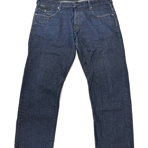 G-Star Raw TMorry 3D Relaxed Tapered Jeans Japanese Selvedge Mens 40 x 34 Button - Picture 4 of 14